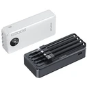 AWEI P134K Powerbank 20000mAh black Display + USB/PD/Lightning/microUSB Cables