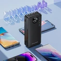 AWEI P134K Powerbank 20000mAh black Display + USB/PD/Lightning/microUSB Cables