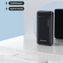 AWEI P6K Powerbank 20000mAh black 2xUSB/PD/microUSB