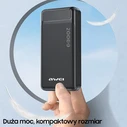 AWEI P6K Powerbank 20000mAh black 2xUSB/PD/microUSB