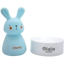 Olala Boutique Charly Bunny Blue LED Kids Decorative Night Lamp 6x5x10 cm