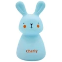 Olala Boutique Charly Bunny Blue LED Kids Decorative Night Lamp 6x5x10 cm