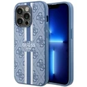 Guess GUHMP14LP4RPSB Apple iPhone 14 Pro blue hardcase 4G Printed Stripes MagSafe