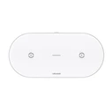 USAMS US-CD120 10W Dual Wireless Charger white