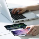 USAMS US-CD120 10W Dual Wireless Charger white