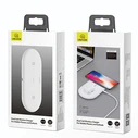 USAMS US-CD120 10W Dual Wireless Charger white