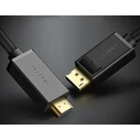 UGREEN DP101 DisplayPort/HDMI 4K 30Hz 32AWG Cable 1,5m black