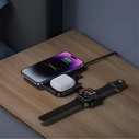USAMS 3in1 Wireless Charger 15W black (US-CD190)