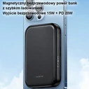 USAMS PB66 Powerbank 10000mAh 20W PD Magnetic Wireless Two-Way Fast Charge white (US-CD180)