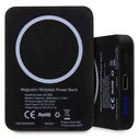 Karl Lagerfeld Wireless Charging Powerbank KLPBMKIOTTGK 5W 3000mAh black Ikonik MagSafe