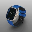 UNIQ Linus strap Apple Watch 4/5/6/7/SE/8/9/Ultra 44/45/49mm Airosoft Silicone blue/racing blue