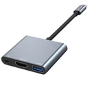 Tech-Protect V1-hub 3in1 Adapter Grey