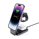 Tech-Protect Qi15W-A28 3in1 Magnetic Wireless Charger MagSafe Black