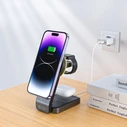 Tech-Protect Qi15W-A28 3in1 Magnetic Wireless Charger MagSafe Black