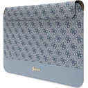 Guess Sleeve GUCS14PS4SGB 14 inch blue 4G Stripe Metal Logo