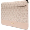 Guess Sleeve GUCS14PS4SGP 14 inch pink 4G Stripe Metal Logo