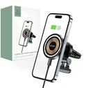 Tech-Protect MM15W-V5 Magnetic MagSafe Vent Car Mount Wireless Charger 15W Black