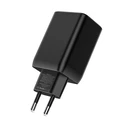 Tech-Protect C65W 3-port Network Charger PD 65W QC 3.0 Black