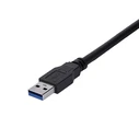 Καλώδιο USB Startech USB3SEXT1MBK USB A Μαύρο