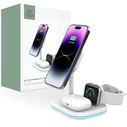 Tech-Protect QI15W-A27 3in1 Magnetic MagSafe Wireless Charger White