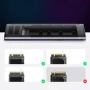 UGREEN CM400 M.2 SSD Enclosure USB 3.2 Gen 2 (SuperSpeed USB 10Gbps) gray