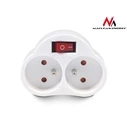 Ταφ Δικτύου Maclean X2 current socket with Energy MCE31 3680W switch