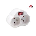 Ταφ Δικτύου Maclean X2 current socket with Energy MCE31 3680W switch