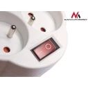 Ταφ Δικτύου Maclean X2 current socket with Energy MCE31 3680W switch