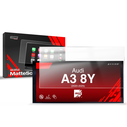 Matte GrizzGlass CarDisplay Protection Audi A3 8Y (2020-2026)