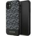 Guess GUHMN61HGCFSEK Apple iPhone 11/XR black hardcase GCube Stripes MagSafe