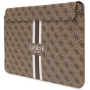 Guess Sleeve GUCS14P4RPSW 14 inch brown 4G Printed Stripes