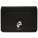 Karl Lagerfeld Sleeve KLCS14SAKCPMK 14 inch black Saffiano Karl&Choupette