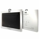 Karl Lagerfeld Sleeve KLCS14SAKLHPK 14 inch black Saffiano Plaque