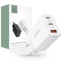 Tech-Protect C30W 3-port Network Charger PD 30W QC 3.0 White