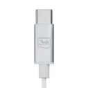 3MK Wired Earphones USB-C white