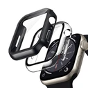 Case + glass Crong Hybrid Watch Case Apple Watch 4/5/6/7/8/9/SE 44/45mm (Clear)
