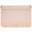 Guess Sleeve GUCS14HGCFSEP 14 inch pink GCube Stripes