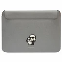 Karl Lagerfeld Sleeve KLCS16SAKCPMG 16 inch silver Saffiano Karl&Choupette