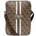 Guess GUTB10P4RPSW 10 inch brwon 4G Stripes Tablet Bag