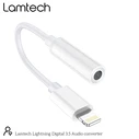 Αντάπτορας 3,5mm Lamtech Lightning Audio JACK WHITE