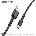 Καλώδιo USB Lamtech Data Type-C 1m Black