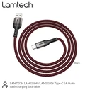 Καλώδιo USB Lamtech USB Type-C Data 5A 1,2M Black