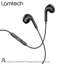 Handsfree Ακουστικά Lamtech Stereo 3,5mm JACK Black