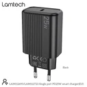 Φορτιστής Πρίζας Lamtech FAST Charger Type-C PD25W Black