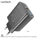Φορτιστής Πρίζας Lamtech FAST Charger Type-C PD30W Black