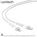 Καλώδιο Lightning Lamtech HQ UNBREAKABLE Type-C to Lightning WHITE 1M