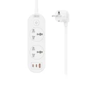 Πολύπριζο XO WL31 (EU) 30W 2AC + 1USB-A + 2USB-C με Διακόπτη