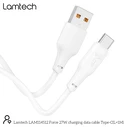 Καλώδιο USB-C Lamtech High Power 1m 27w White