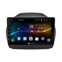 VenCore 3236-10008-0029B - Android 15 Multimedia Screen 10" IPS 9109A MTK6762 Octa-Core 2GB/32GB with Front Panel, CarPlay, Android Auto, Rear AHD Camera Support for Hyundai IX35 Auto A/C 2010-2015 – Black