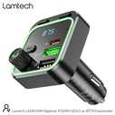 FM Transmitter Lamtech Rgb Bt5.0 Qc3.0 Pd20w